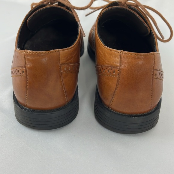 COLE HAAN Men Collen Wing Tip II British Tan Brown Oxford C12489 SZ 9.5 - Picture 6 of 16